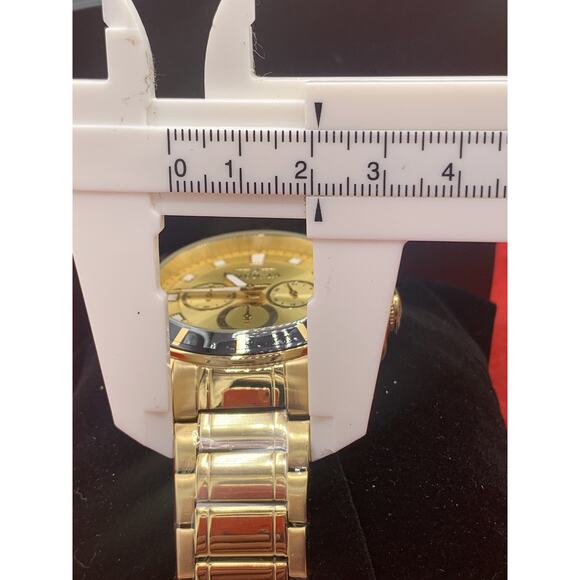 Invicta Mens 45mmWatch Pro Diver Quartz Gold Tone Stainless Steel Bracelet 46045 main image 7